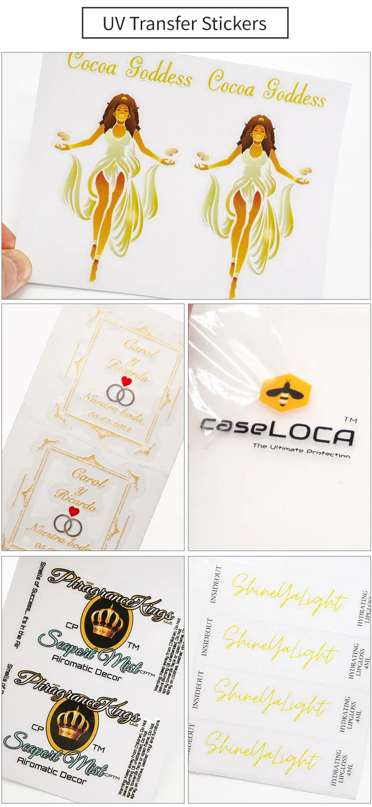 Custom Nickel 3d Logo Transfer stickers
