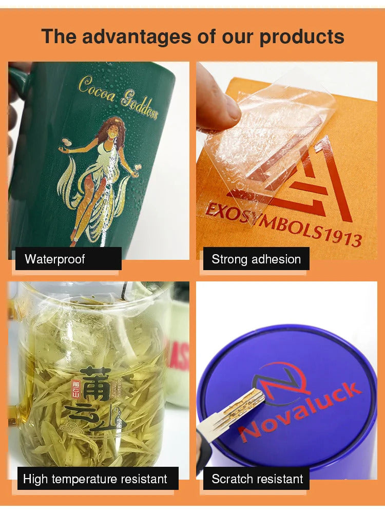 Custom Nickel 3d Logo Transfer stickers