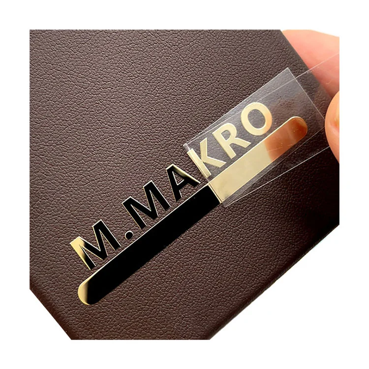 Custom Nickel 3d Logo Transfer stickers