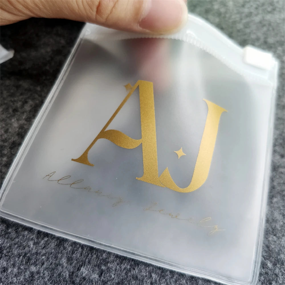 Custom Logo Printed Small Jewelry Frosted Packaging Bags Wholesale