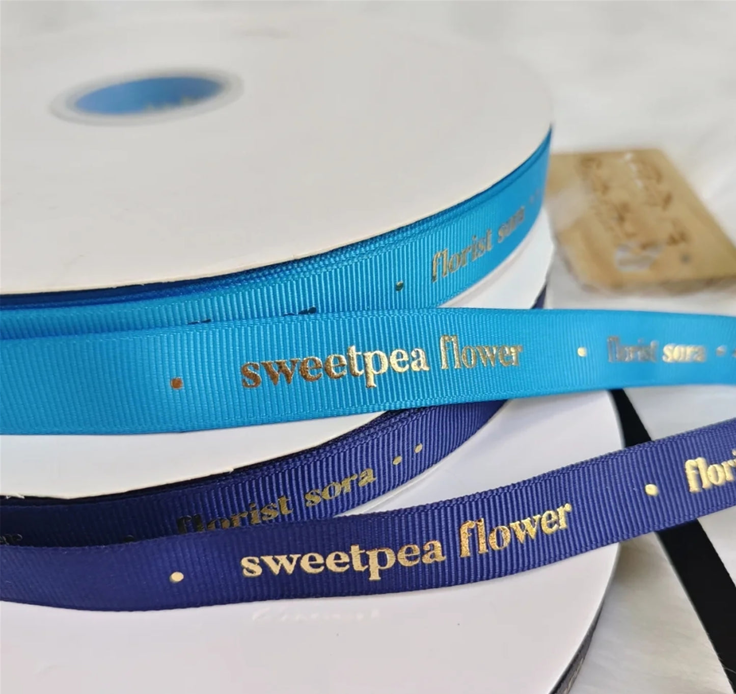 100 Yards Custom Logo 3D hot stamping ribbon