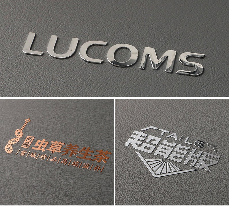 3D Custom Logo UV Transfer Sticker