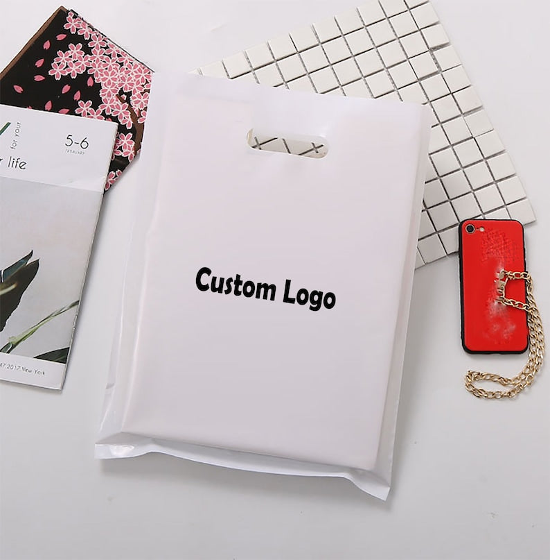 Custom Logo Plastic Boutique Bag