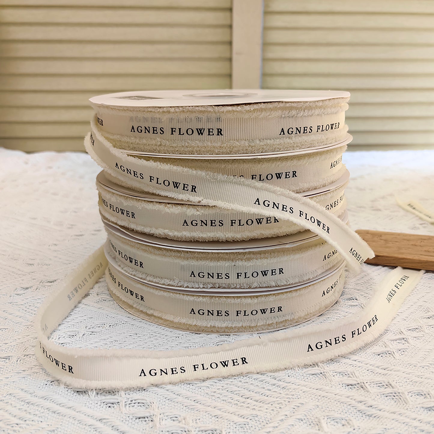 100 yards Personalized Grosgrain Fringe Ribbon Printed with Your logo For Gift Packaging Bulk
