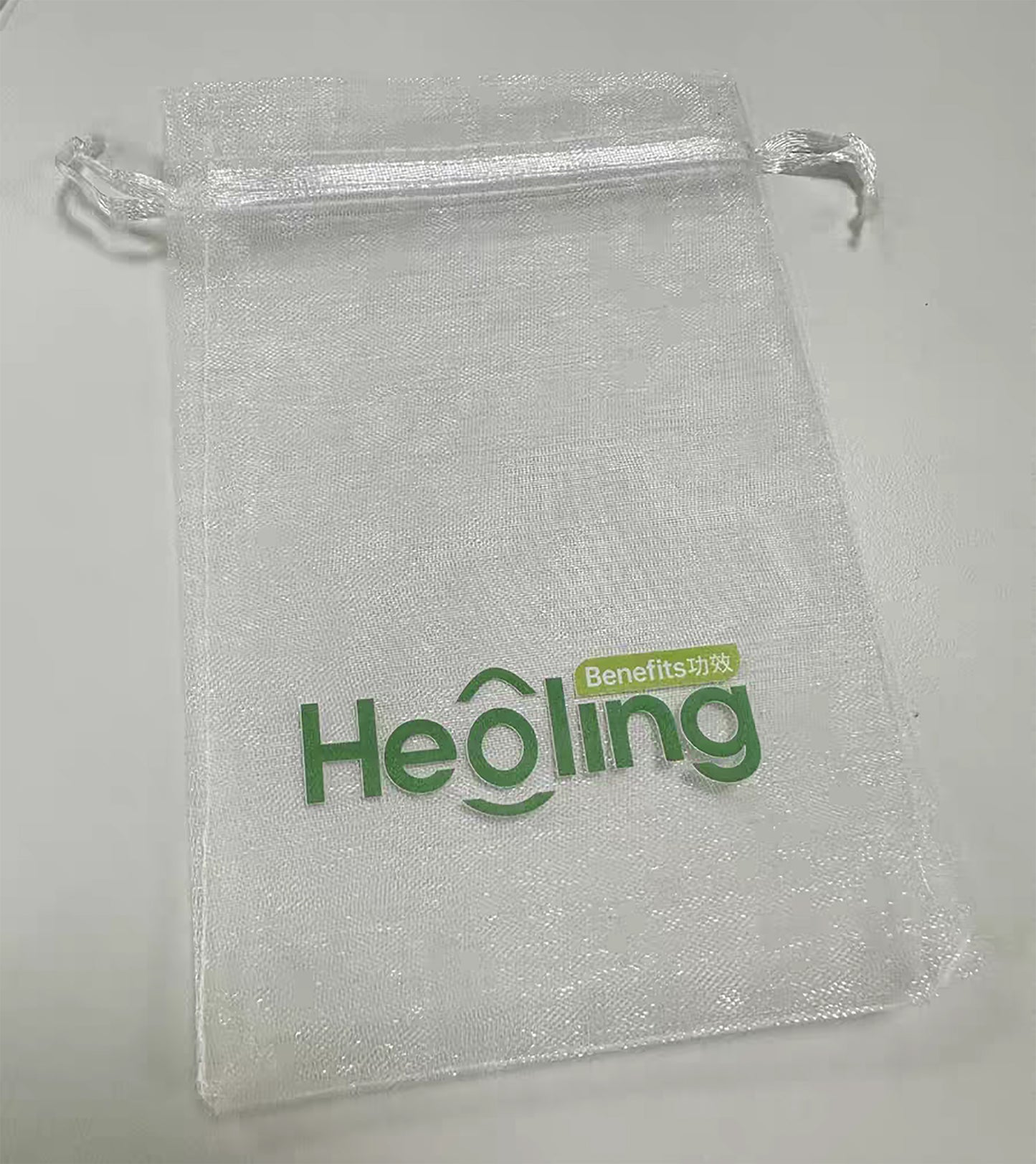 100 pcs Custom Logo Organza Mesh Bags
