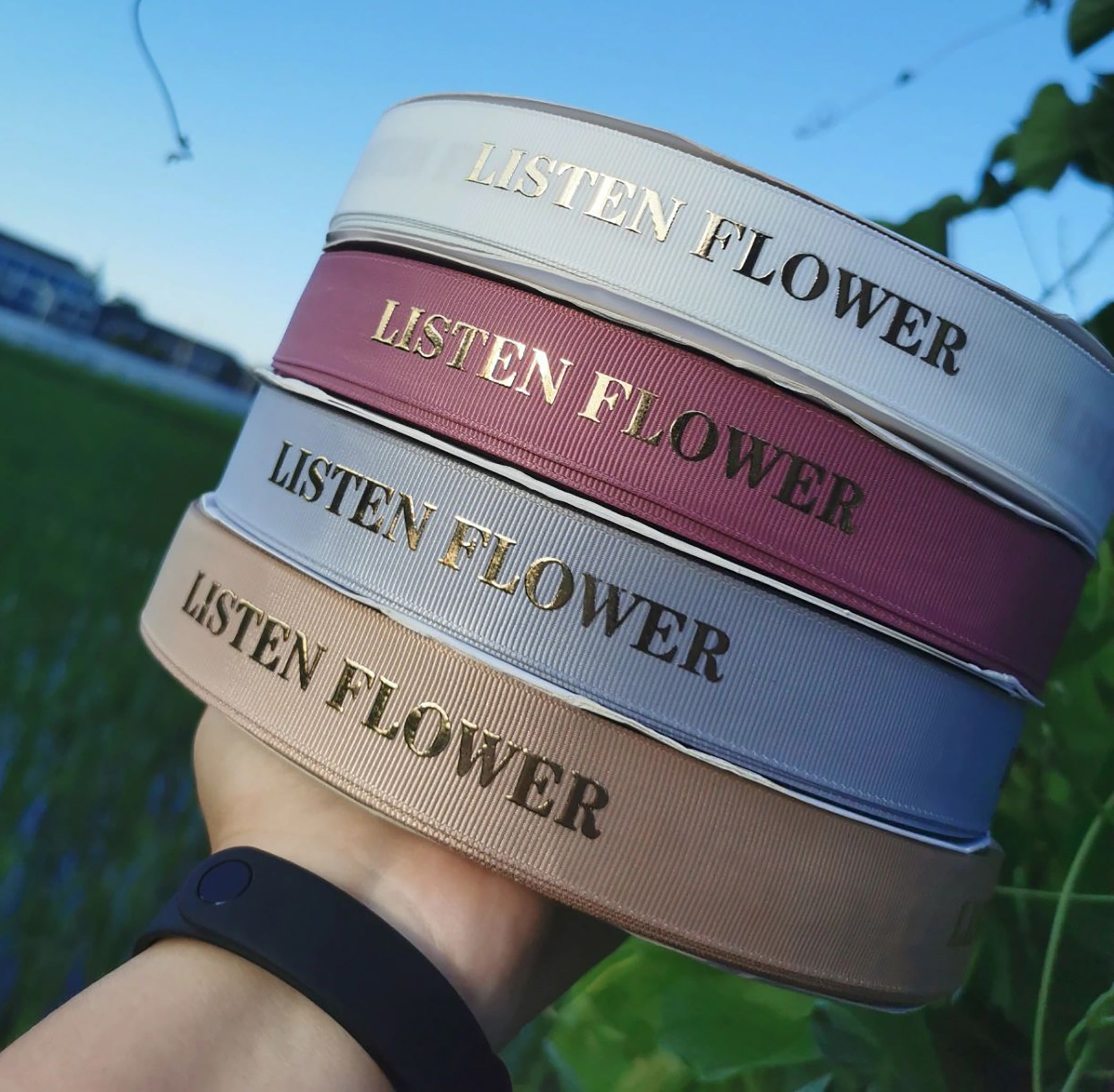 Personalized Printed Ribbon | Logo Printed Ribbon| 100 yards Spool ...
