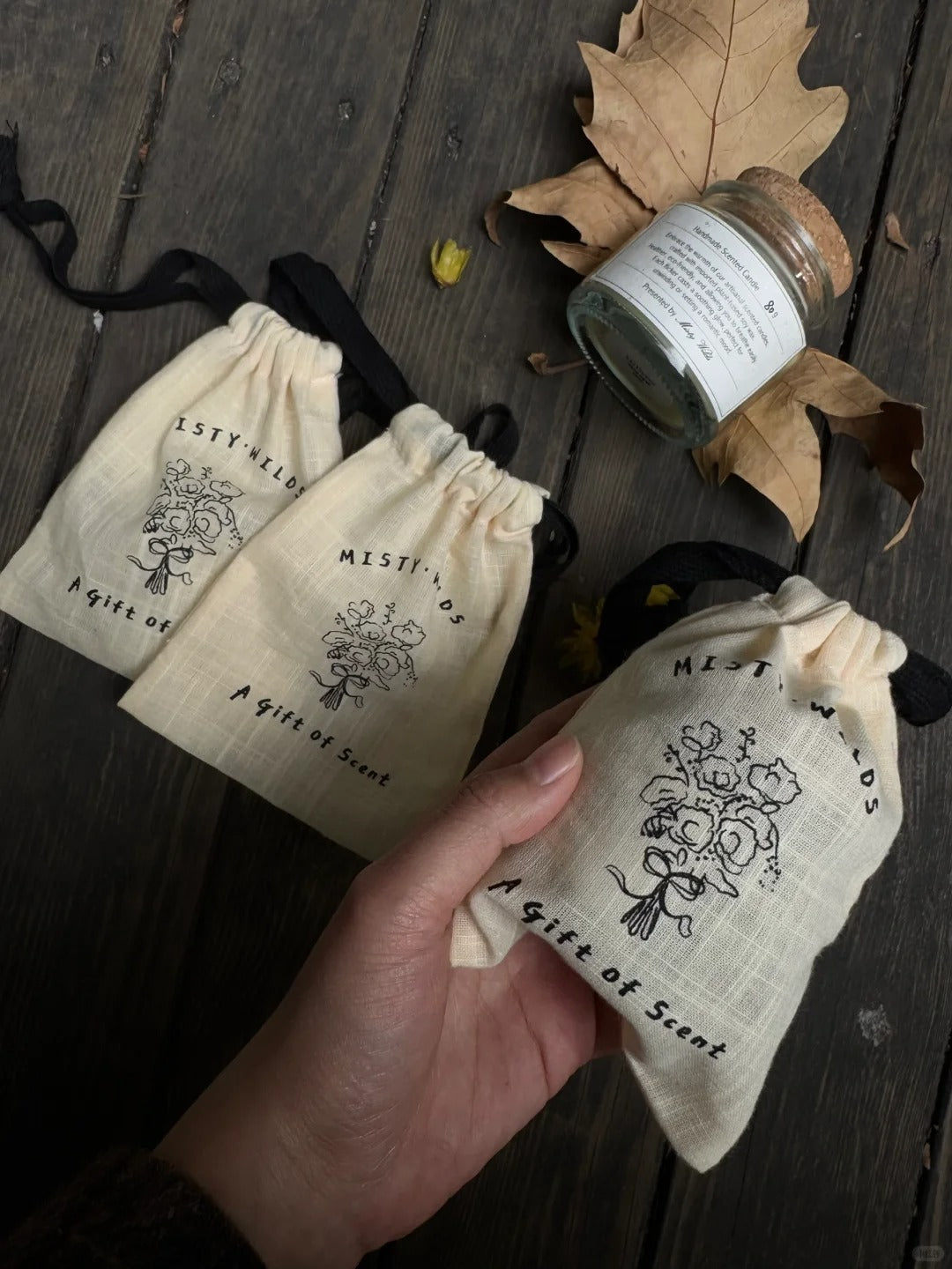 100 pcs Custom Essential Oil Sachet Bags