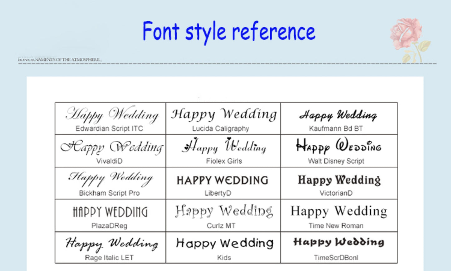 100 Yards 3/8 inch Personalized Satin Ribbon