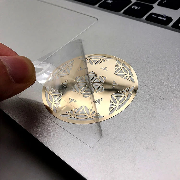 Metallic Printing Custom 3D Logo Transfer Stickers