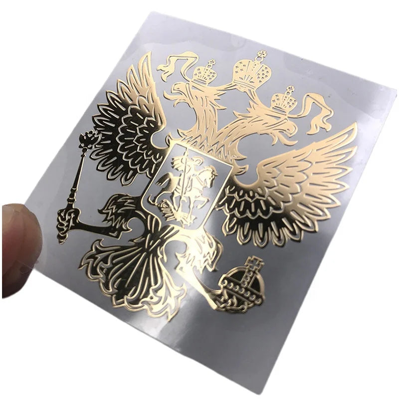 Metallic Printing Custom 3D Logo Transfer Stickers