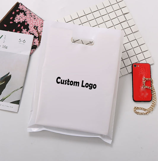 Custom Logo Plastic Boutique Bag